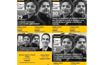 29/11/2021 – PRIMATE a HRC LEARNING SQUARE, la meeting room dei Direttori HR della Community